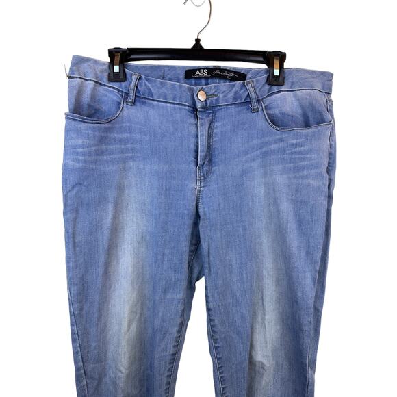 ABS Allen B Schwartz Denim Jeans Women's Sz: 30 Blue Light Wash Skinny Jeans - Picture 4 of 16